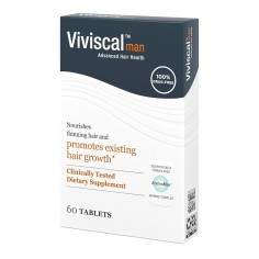 Food Supplement, Viviscal, Advanced Hair Health for Men, Stimulates Hair Growth, for Men, 60 tablets