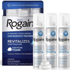 Spuma 3 Luni, Rogaine, 5%, Tratament Impotriva Caderii Parului, 3x 60ml