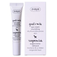 Crema pentru Ochi, Ziaja, cu Lapte de Capra, Anti-rid, Hidrateaza si Tonifica, cu Vit. A si Vit. E, 15ml