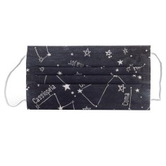 Protection Mask, Dr. Mayer, Bacterial and Particle Filtration, 3 folds, 3 layers, Constellation Model, 1 pc