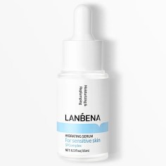 Ser, Lanbena, Acid Hialuronic 4D, Anti-Imbatranire si, Hidratare Intensa, pentru Piele Sensibila, 15ml