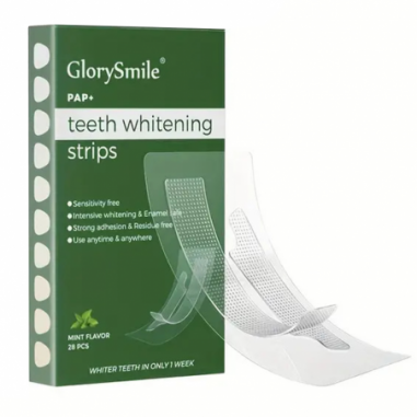 Strips and products for teeth whitening