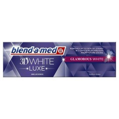 Pasta de Dinti, Blend-a-med, 3D White Luxe, Glamorous White, Efect de Albirea Dintilor, Aroma Menta, cu Fluor, 75ml