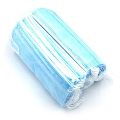 Set of 10x Disposable Masks, ZAMO, Bacterial and Particle Filtering, 3 folds, 3 layers 2