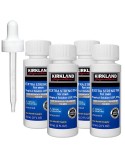 Set solutie, kirkland, pentru stimularea cresterii parului si a barbii, pipeta inclusa, 4x 60ml