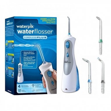 Irigator / Dus Bucal, Waterpik, WP-450, fara fir, 4 Varfuri Incluse, 2 Trepte, Rezevor 210ml, 1450 oscilatii/min