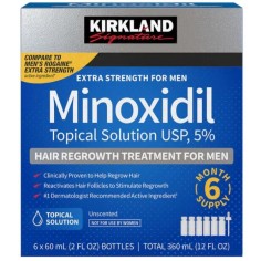 Solutie 6 Luni, Kirkland, Minoxidil, 5%, Tratament Impotriva Caderii Parului, 6x 60ml 2