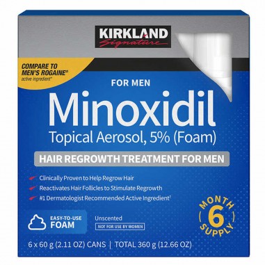 Foam 6 Months, Kirkland, Minoxidil,...