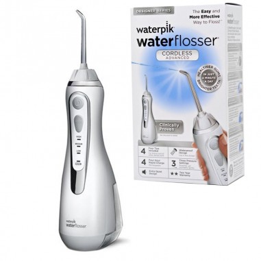 Irigator / Dus Bucal, Waterpik, WP-560, fara fir, 4 Varfuri Incluse, 3 Trepte, Rezevor 210ml, Rotatie 360