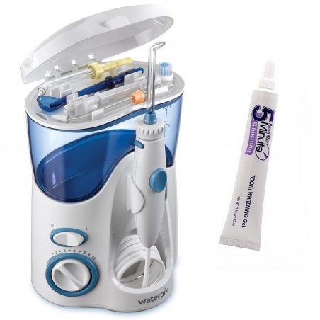 Irigator Bucal, Waterpik WP100, Ultra, 7 Varfuri Incluse, 10 Trepte Presiune, 1400 pulsatii /min, Rezervor 600ml