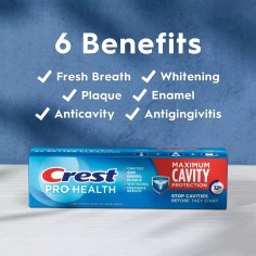 Pasta de Dinti, Crest, Pro-Health, Cavity Protection, Protectie Maxima Anti-Tartru si Anti-Carie, 121gr 2
