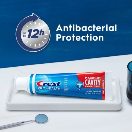 Pasta de Dinti, Crest, Pro-Health, Cavity Protection, Protectie Maxima Anti-Tartru si Anti-Carie, 121gr