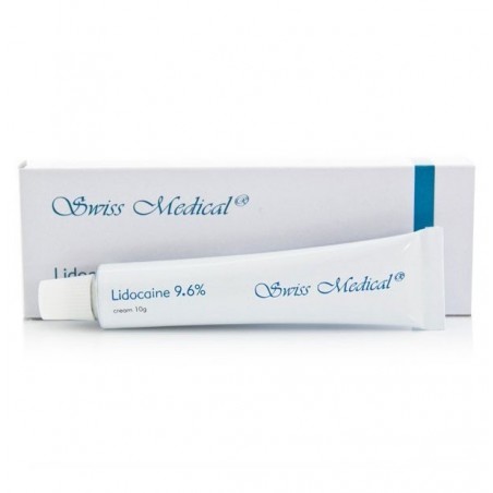 Tattoo / Cosmetic Anesthetic Cream - Swiss Medical 9.6% lidocaine - 10gr