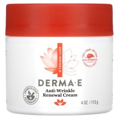 Crema de Fata, Derma-E, Anti-Wrinkle Renewal Cream, Formula Anti-Rid si Hidratanta, cu Retinol si Vitamina E, 113gr