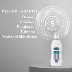 Lotiune de Curatare, Cetaphil, Restoraderm, Stressed Skin, pentru Piele Uscata, Stresata, Sensibila, pentru Hidratare 24h, fara  2
