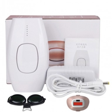 Epilator IPL, OEM, 600.000 pulsatii, Epilare Definitiva, Mod Automat, 5x Trepte Intensitate, 1x Pereche Ochelari, 2x Varfuri Inc