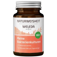 Supliment Alimentar, Weleda, Meine Bakterienkulturen, pentru Flora Intestinala, cu Tulpini de Bacterii Lactice Vii si Inulina Organica, 40 capsule 2
