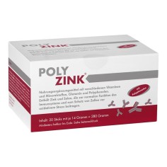 Supliment Alimentar, Poly Zink, Sustine Sistemul Imunitar si Protejeaza Celulele Impotriva Stresului Oxidativ, cu Vitamine si Minerale, 20 plicuri x 14gr