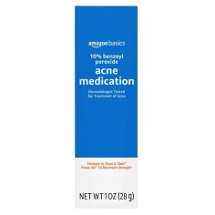 Crema, Amazon Basics, Acne Medication, Tratament Impotriva Acneei, 10% Apa Oxigenata, 28gr
